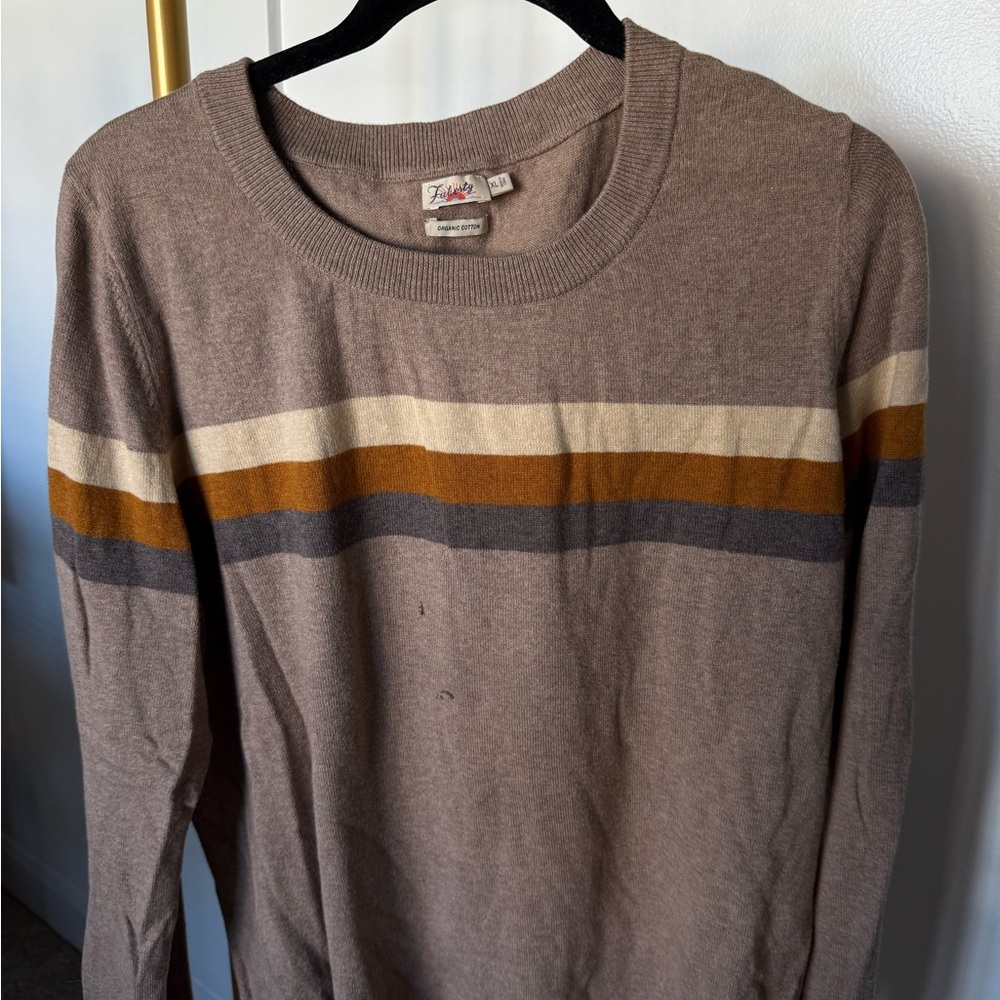 Brown Striped Sweater